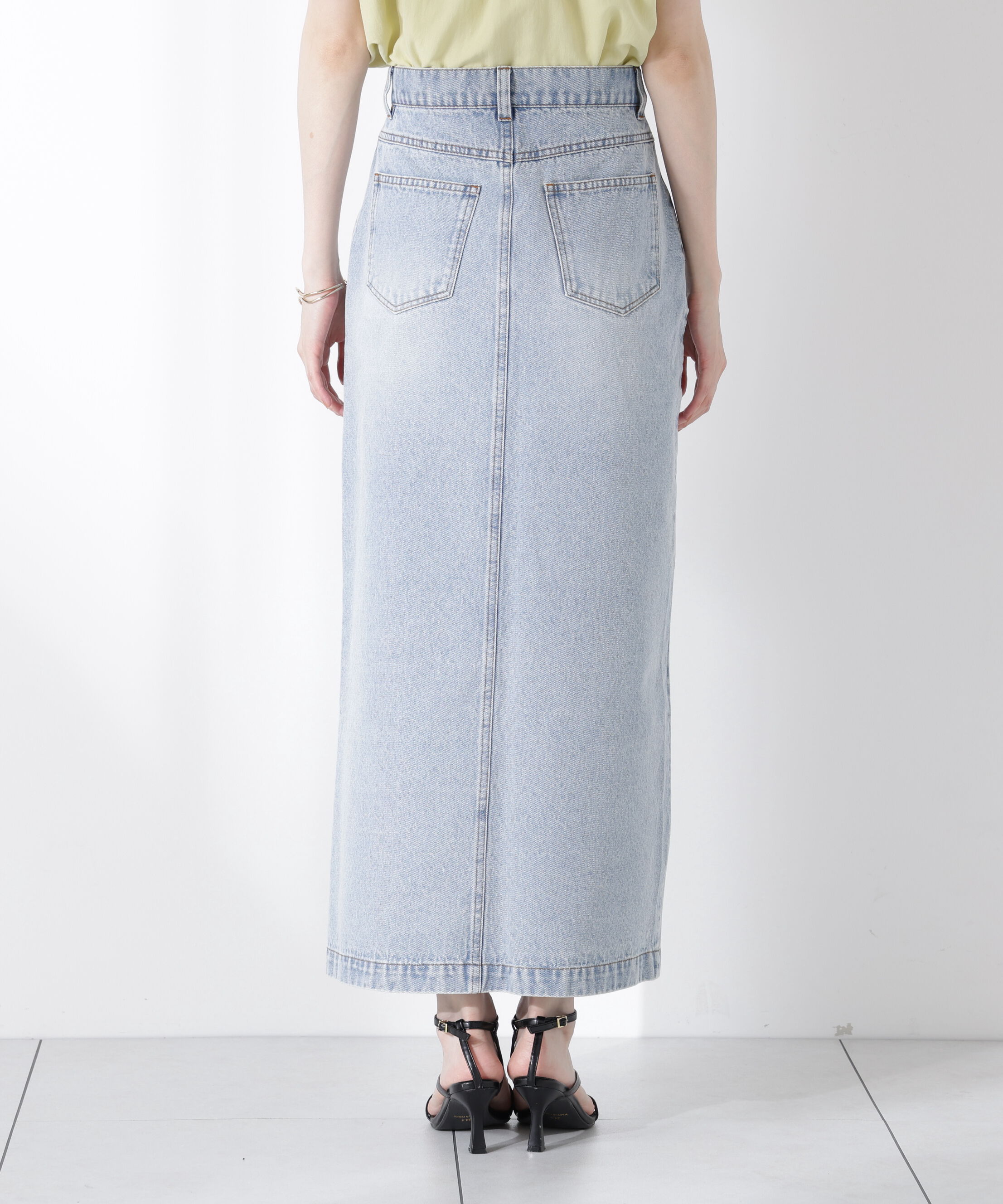 PROPORTION BODY DRESSING「デニムナロースカート」|スカート|