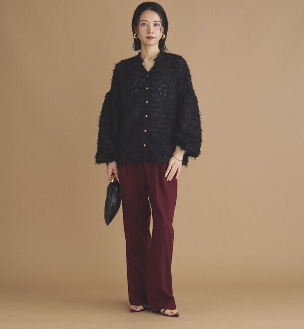 Doux archives「カットジャガードブラウス」|シャツ・ブラウス|