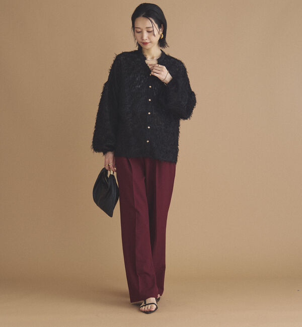 Doux archives「カットジャガードブラウス」|シャツ・ブラウス|