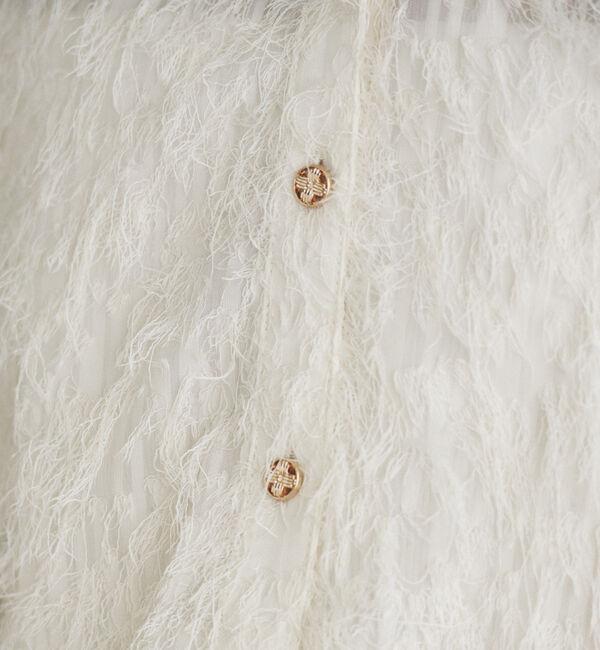 Doux archives「カットジャガードブラウス」|シャツ・ブラウス|