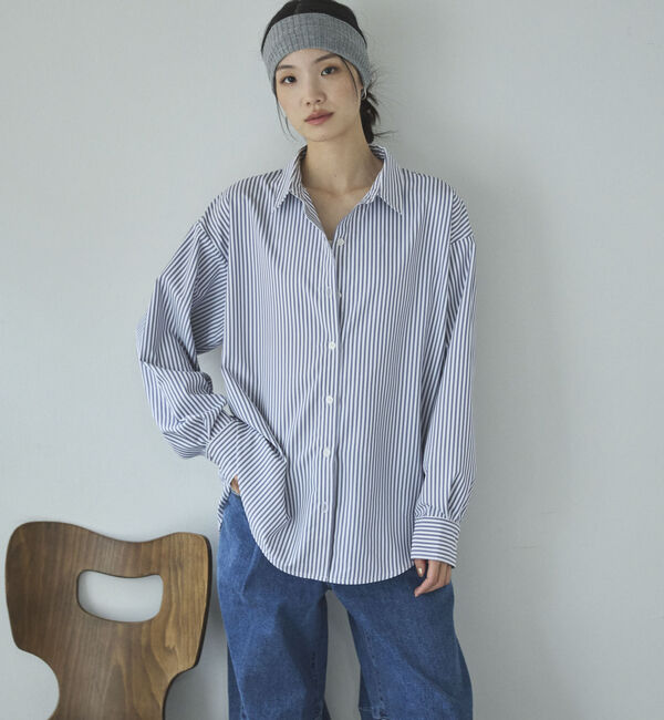 Doux archives「ベーシックストライプシャツ」|シャツ・ブラウス|