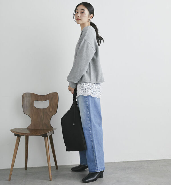 Doux archives「裾レースロンＴｅｅ」|Tシャツ・カットソー|