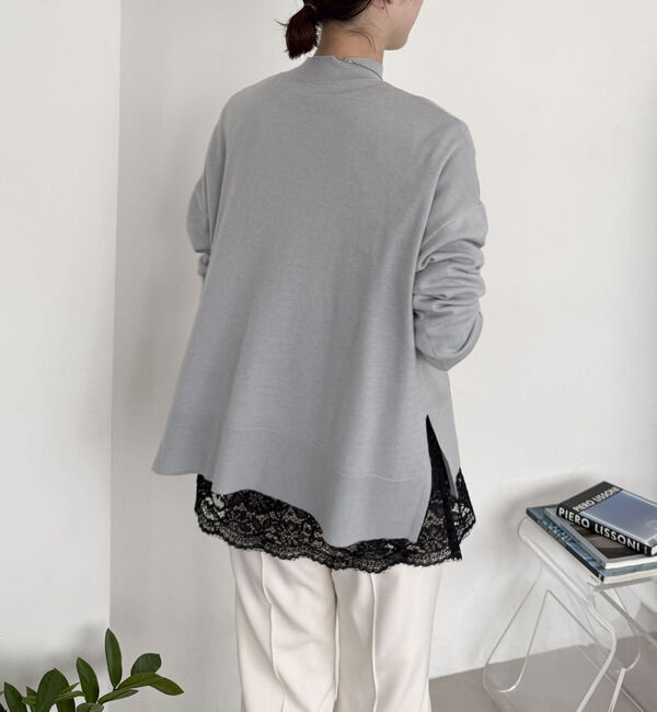 Doux archives「裾レースロンＴｅｅ」|Tシャツ・カットソー|