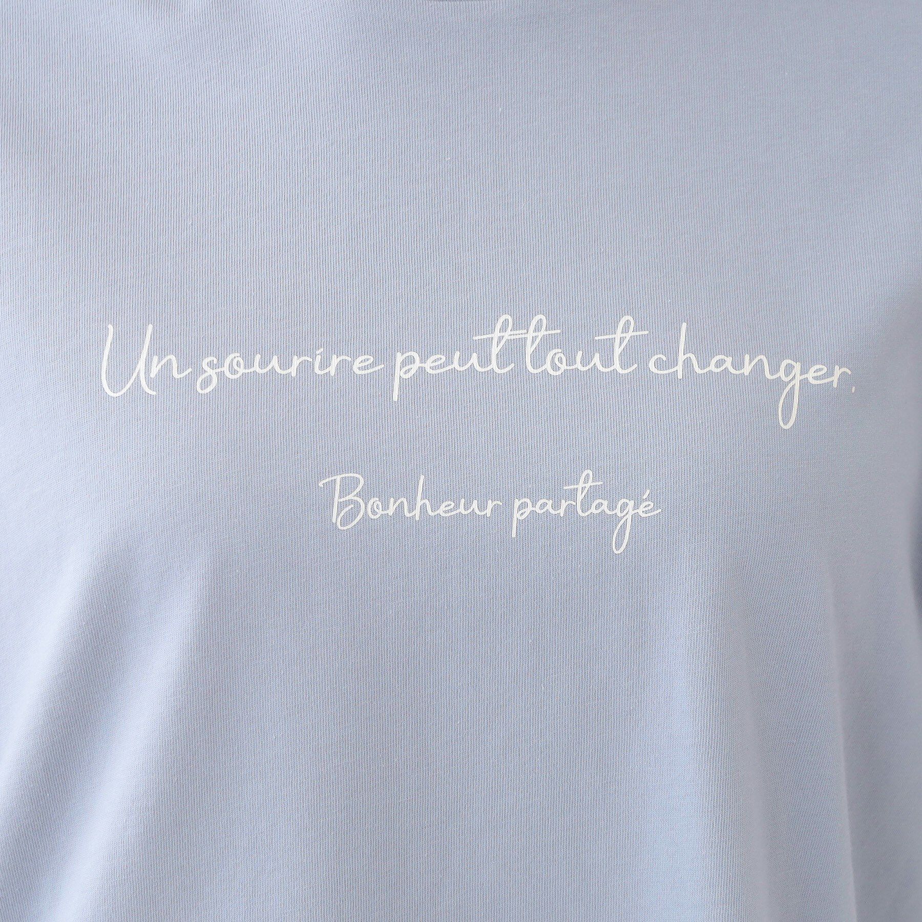 SHOO･LA･RUE「【洗える/S-LL】一枚でもレイヤードでも グラフィック長袖Tシャツ」|Tシャツ・カットソー|