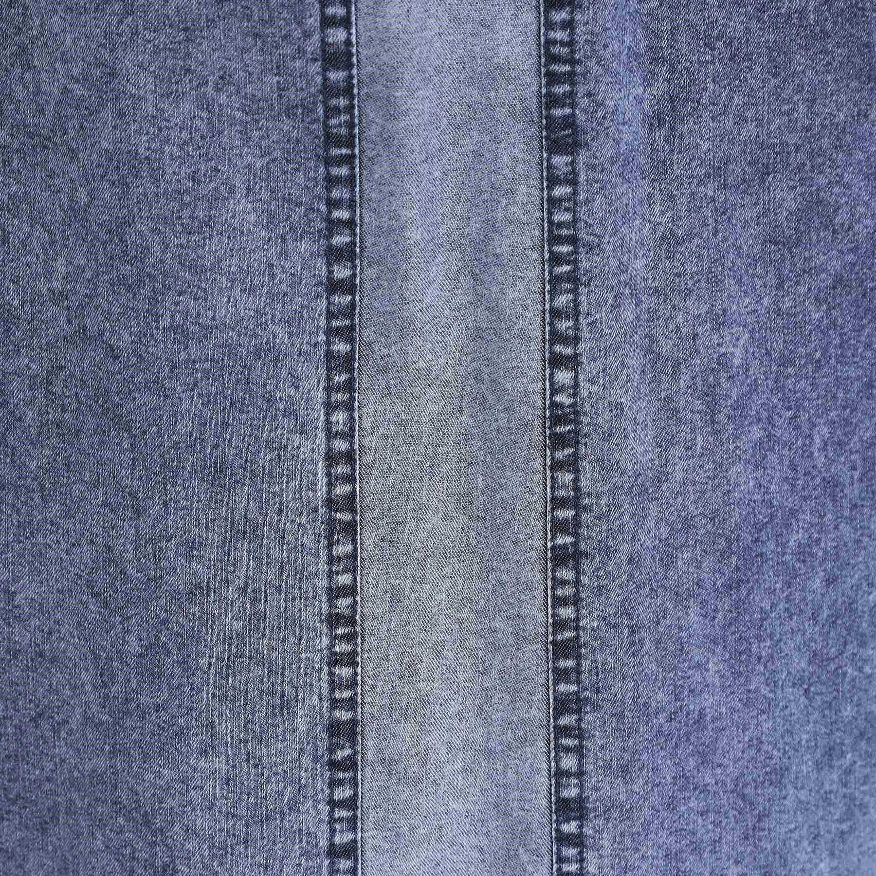 SHOO･LA･RUE「【S-LL】サイドラインがアクセント イージーデニムパンツ」|デニム|