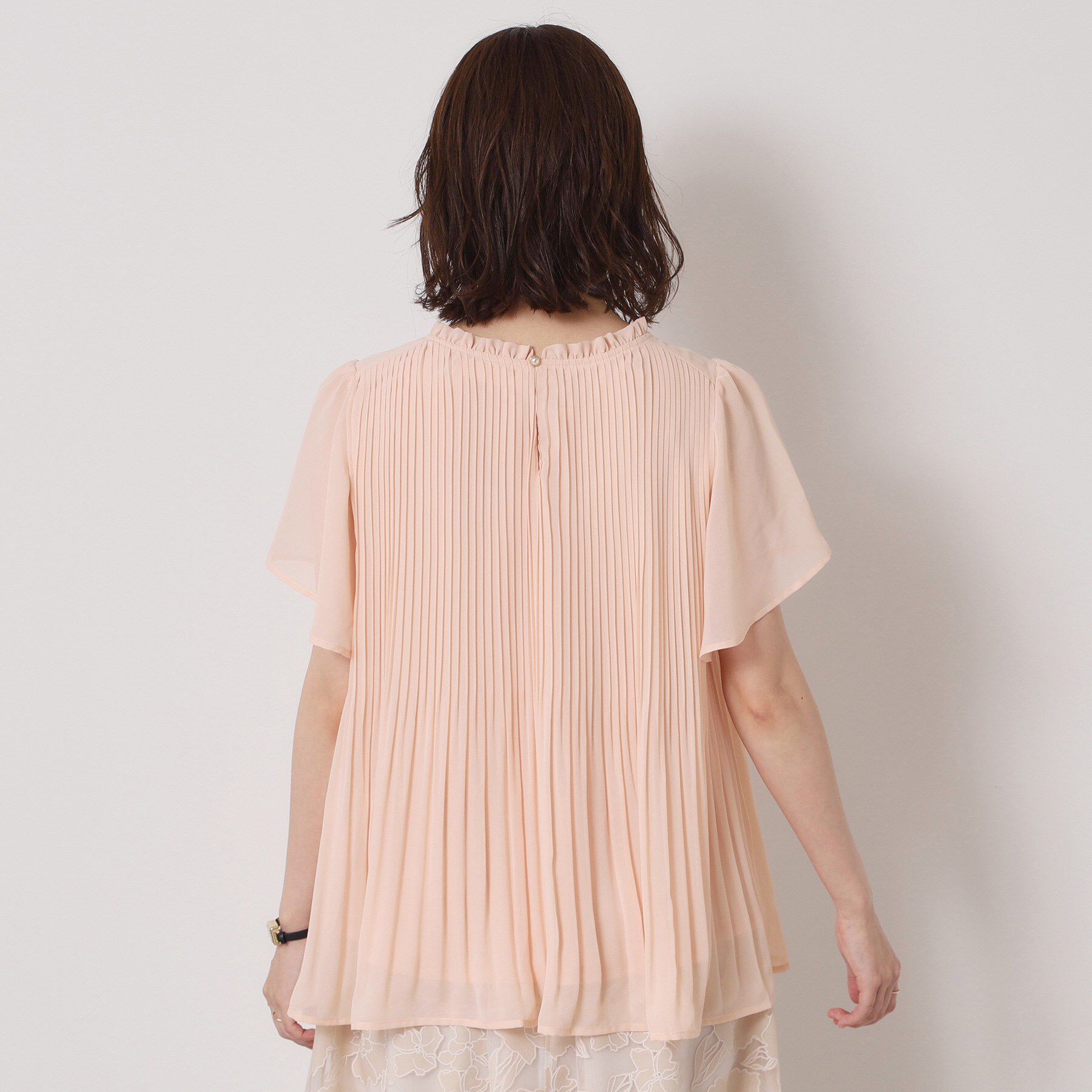 ITS&rsquo;DEMO「【手洗い可】プリーツブラウス」|シャツ・ブラウス|