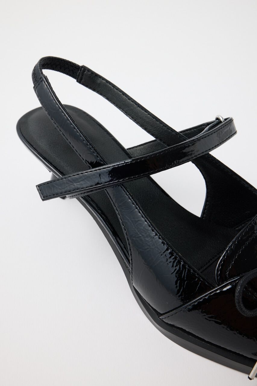 MOUSSY「LACE UP SLING BACK ミュール」|サンダル|