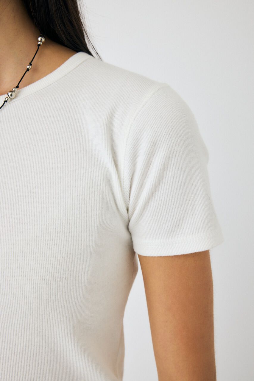 MOUSSY「BASIC RIB TEE」|Tシャツ・カットソー|