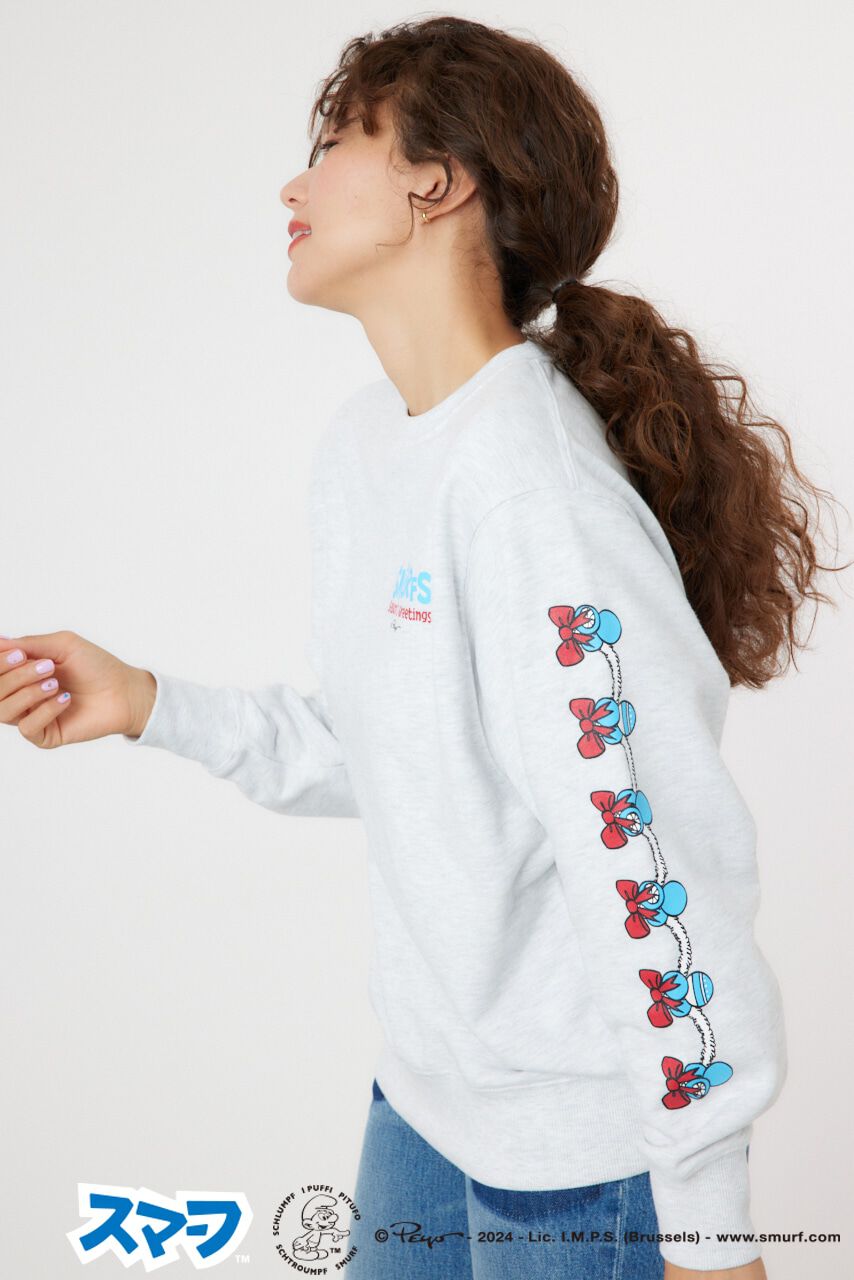 RODEO CROWNS「(THE SMURFS)Xmasスウェットトップス」|パーカー|