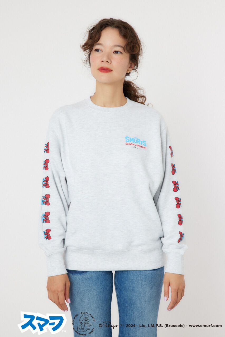 RODEO CROWNS「(THE SMURFS)Xmasスウェットトップス」|パーカー|