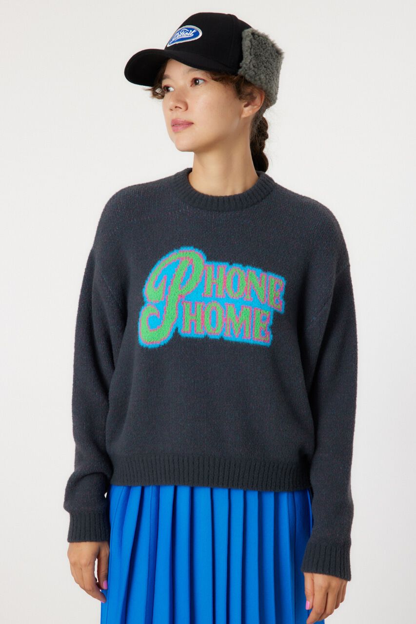 RODEO CROWNS「タイポグラフィニットトップス」|ニット・セーター|