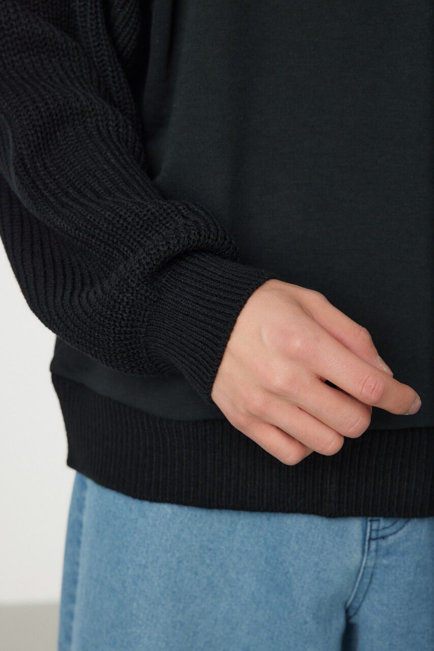 RODEO CROWNS「メンズドッキングロゴニットトップス」|ニット・セーター|