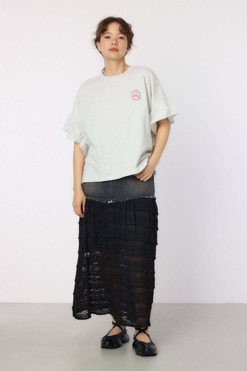 RODEO CROWNS「フリルスリーブトップス」|Tシャツ・カットソー|