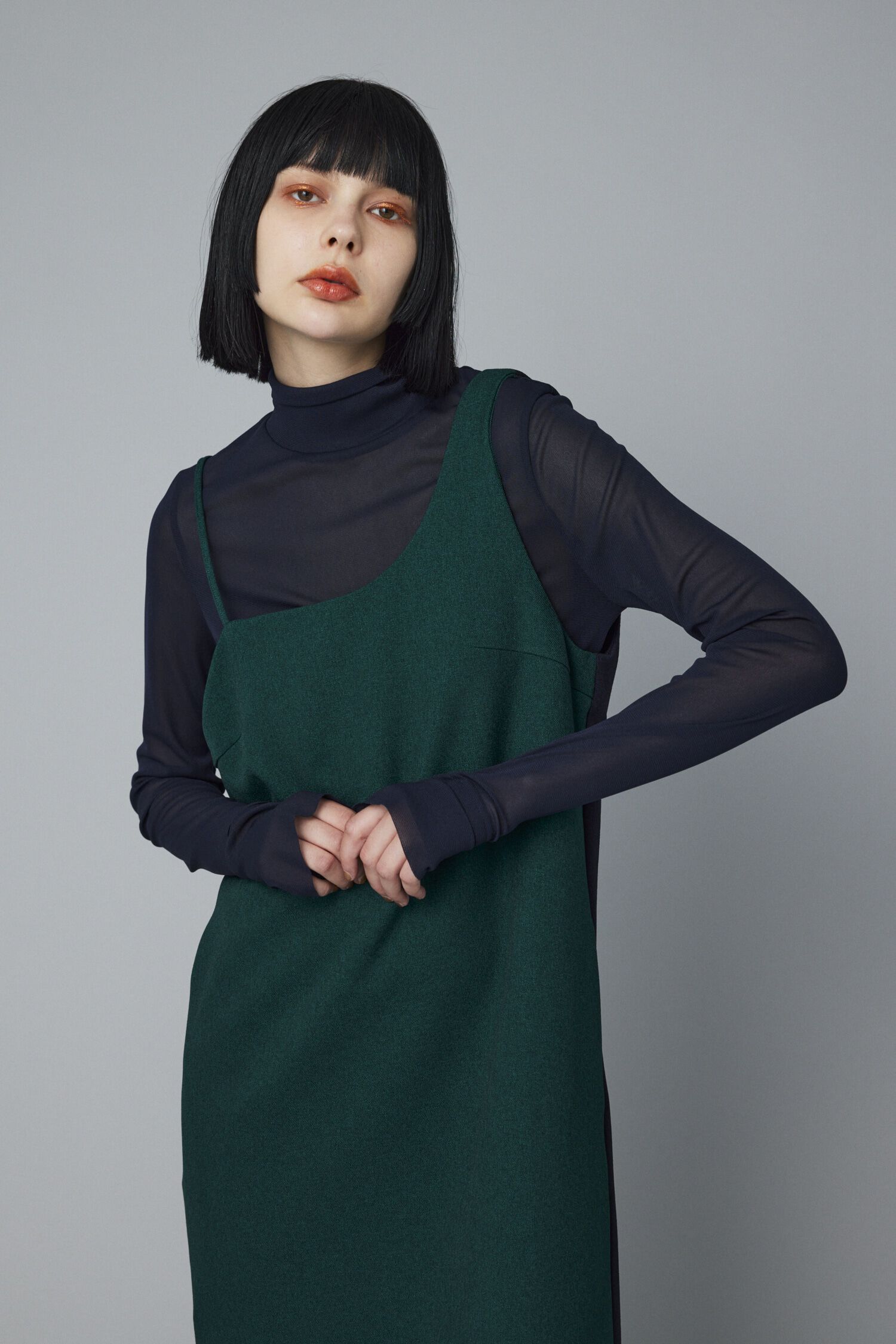 HeRIN.CYE「One shoulder dress」|ワンピース|