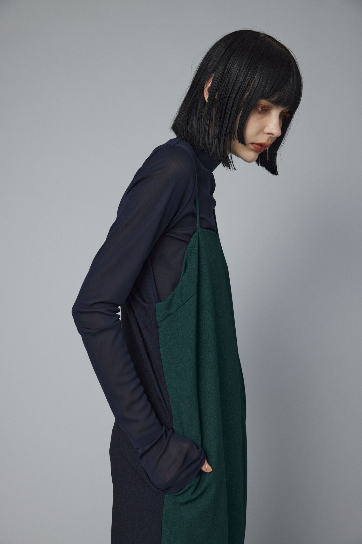 HeRIN.CYE「One shoulder dress」|ワンピース|