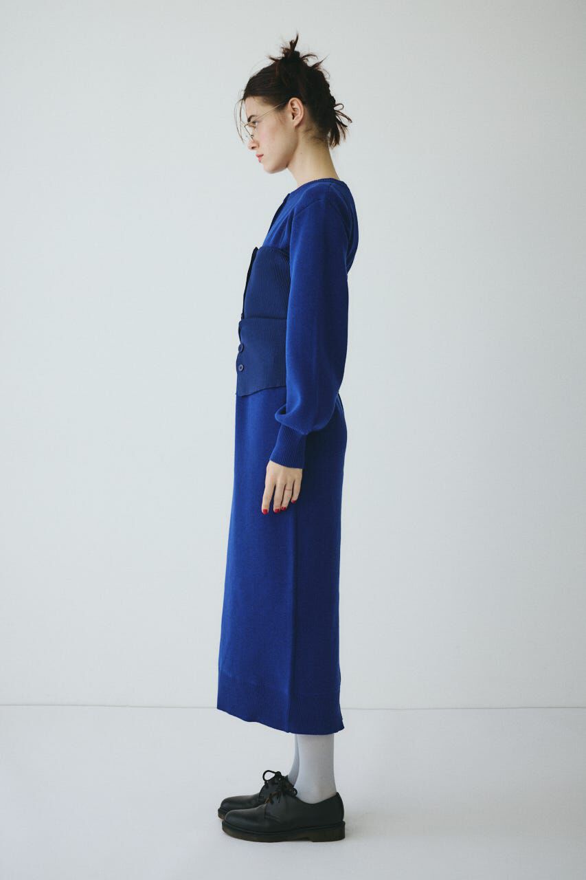 HeRIN.CYE「Layered knit dress」|ワンピース|