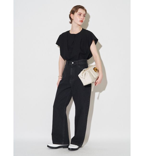 ELENDEEK「ASYME DRAPE BL」|シャツ・ブラウス|