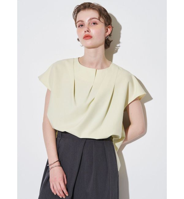 ELENDEEK「ASYME DRAPE BL」|シャツ・ブラウス|