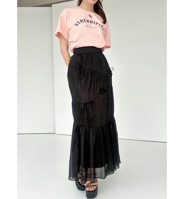 RESEXXY「ミニマルリボンマーメイドスカート」|スカート|