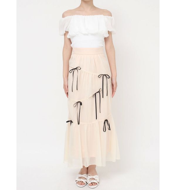 RESEXXY「ミニマルリボンマーメイドスカート」|スカート|