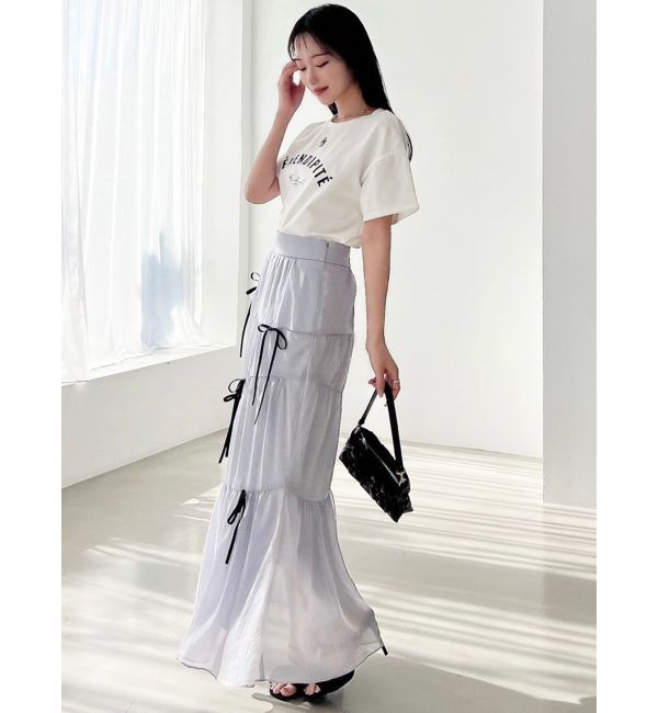 RESEXXY「ミニマルリボンマーメイドスカート」|スカート|