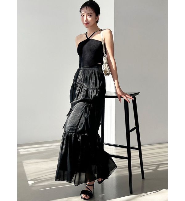 RESEXXY「ミニマルリボンマーメイドスカート」|スカート|