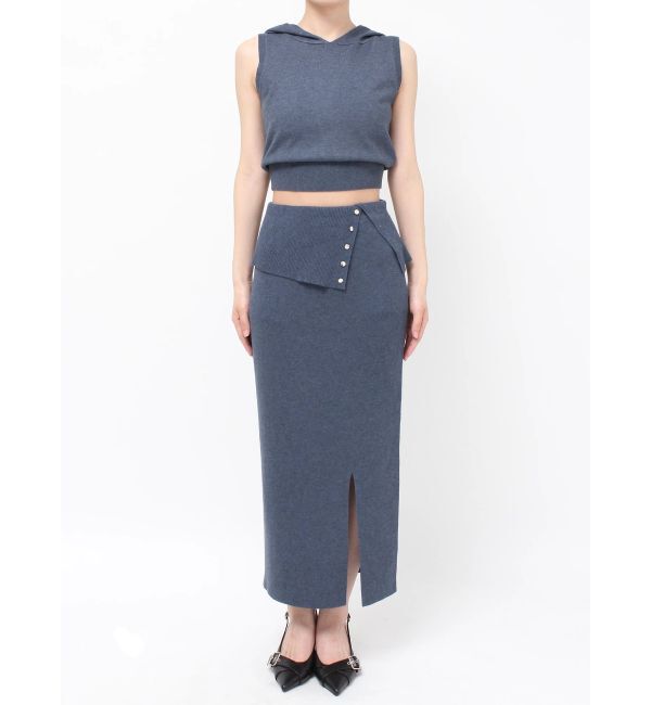 RESEXXY「ウエストデザインタイトニットスカート【セットアップ着用可能】」|スカート|