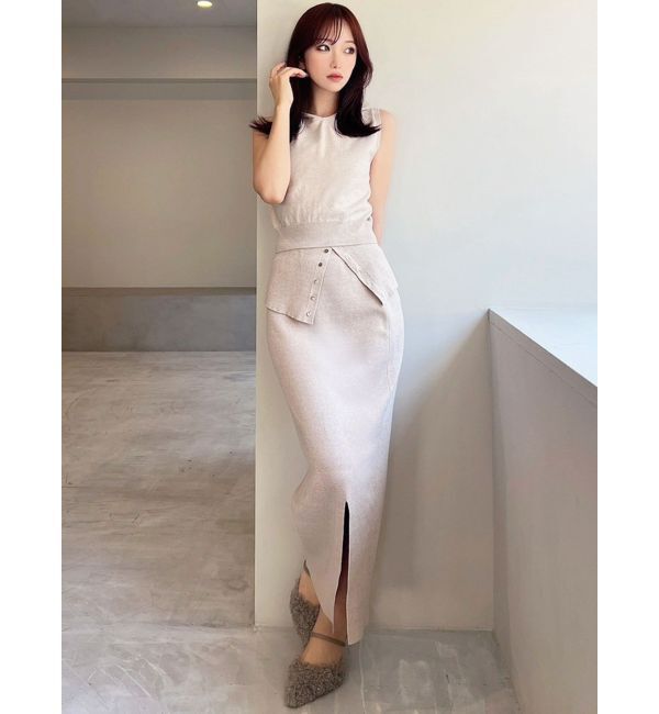 RESEXXY「ウエストデザインタイトニットスカート【セットアップ着用可能】」|スカート|