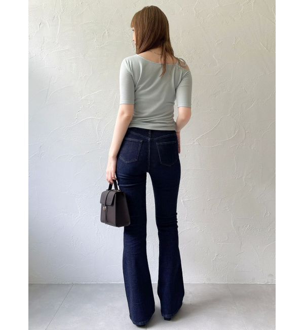 dazzlin「ワンショルギャザーカットトップス」|Tシャツ・カットソー|