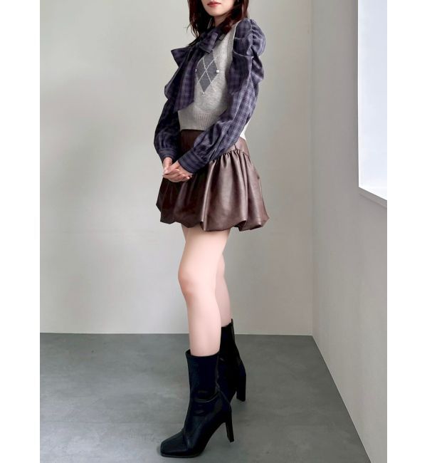 dazzlin「アーガイルニットトップス」|ニット・セーター|