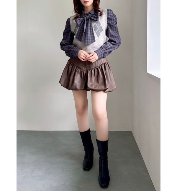 dazzlin「アーガイルニットトップス」|ニット・セーター|