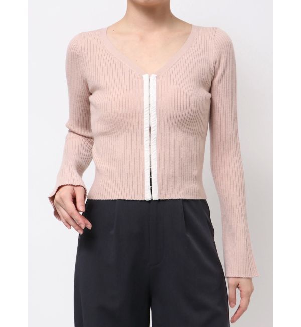 dazzlin「フロントホックニットカーディガン」|カーディガン|