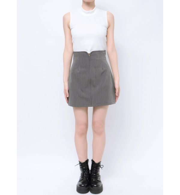 EMODA「カーブウエストミニスカート」|スカート|