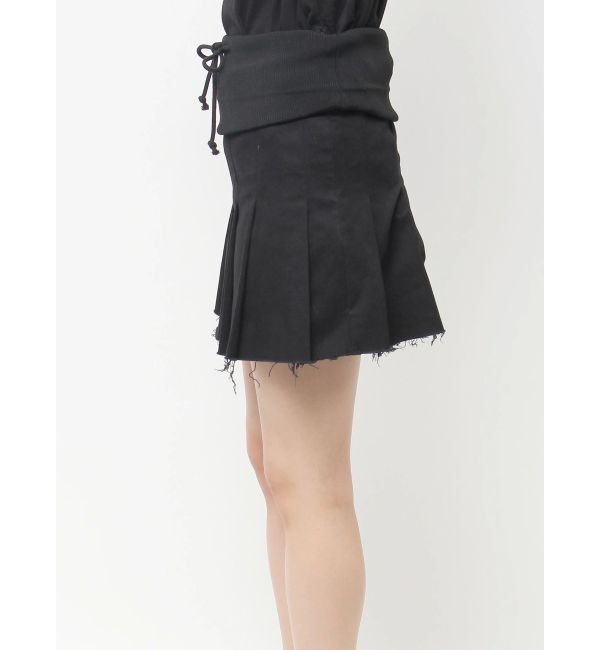 EMODA「リブワイドプリーツスカート」|スカート|