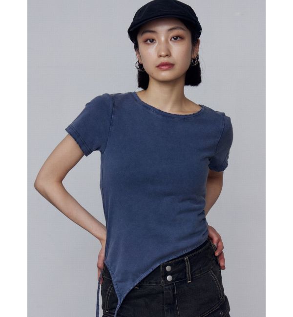 EMODA「ハングストリングTシャツ」|Tシャツ・カットソー|ネイビー