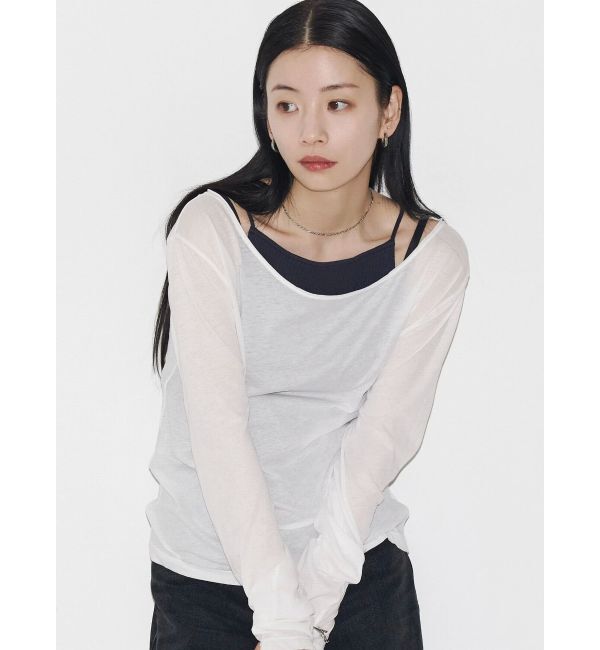 EMODA「【VEQUM】RIB HALTER NECK TOPS」|キャミソール|