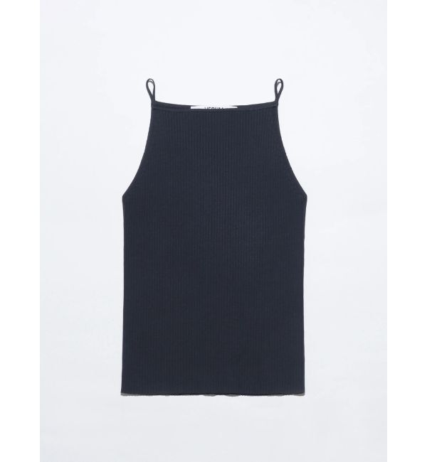 EMODA「【VEQUM】RIB HALTER NECK TOPS」|キャミソール|