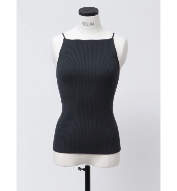 EMODA「【VEQUM】RIB HALTER NECK TOPS」|キャミソール|