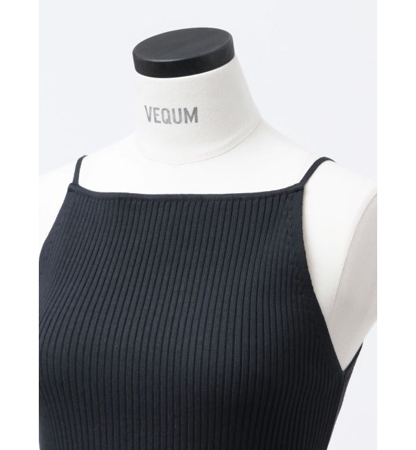 EMODA「【VEQUM】RIB HALTER NECK TOPS」|キャミソール|
