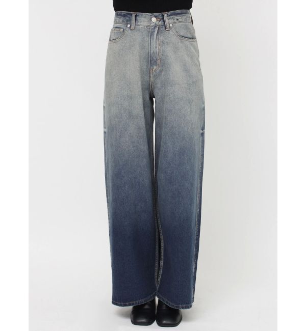 MURUA「グラデーションワイドデニム」|デニム|