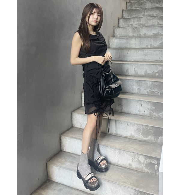 MURUA「エアプラットフォームソックサンダル」|サンダル|