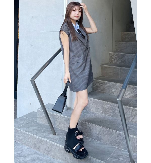 MURUA「エアプラットフォームソックサンダル」|サンダル|