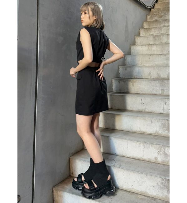 MURUA「エアプラットフォームソックサンダル」|サンダル|