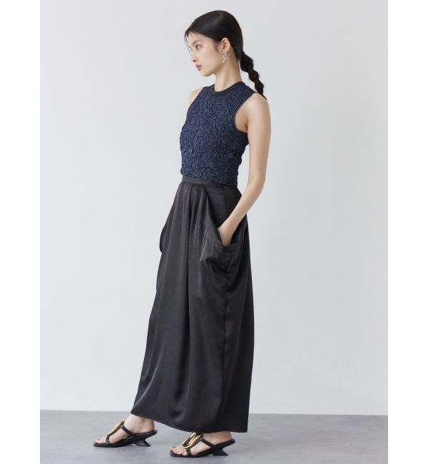 MURUA「タックドレープコクーンスカート」|スカート|