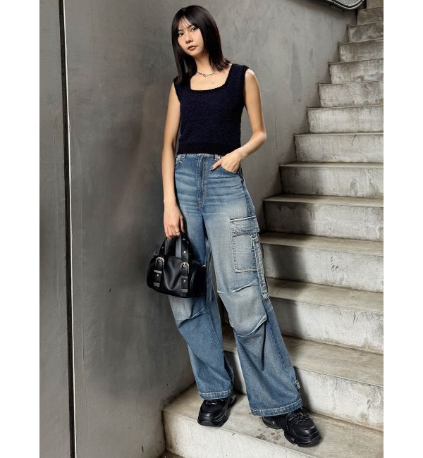 MURUA「2WAYMIXヤーンニット」|ニット・セーター|