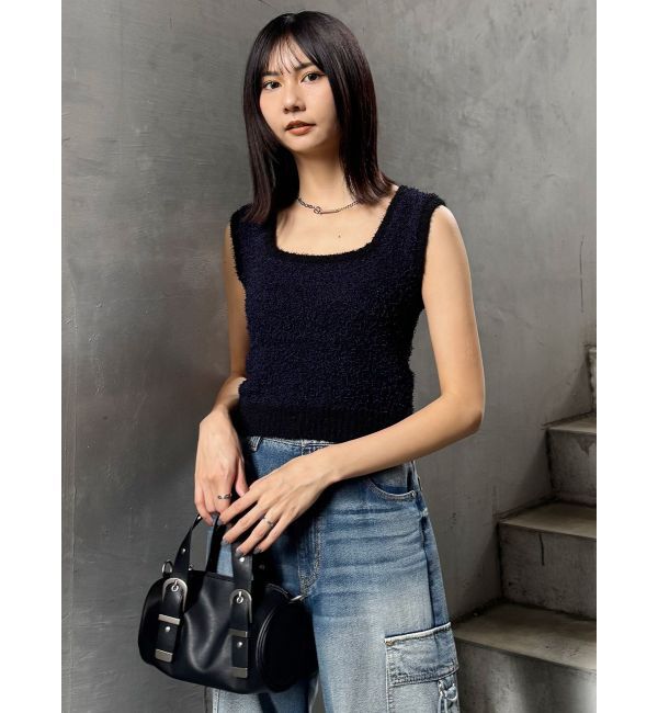 MURUA「2WAYMIXヤーンニット」|ニット・セーター|