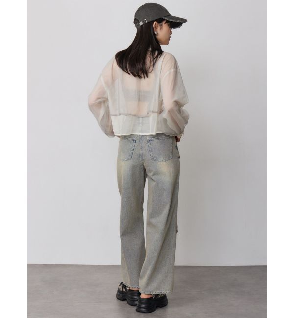 MURUA「チュールレイヤードシャツ」|シャツ・ブラウス|