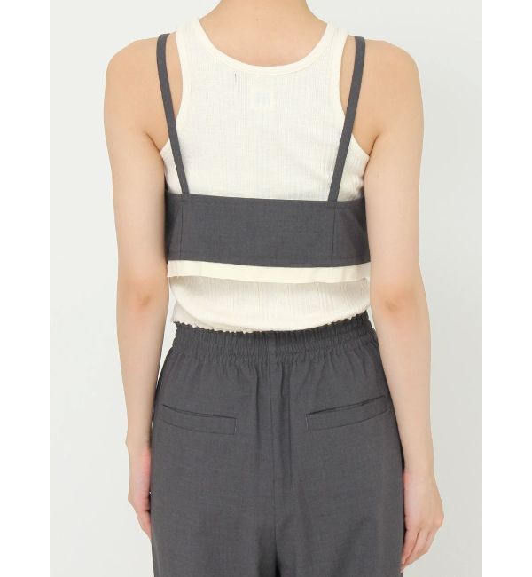 Ungrid「カットオフデザインビスチェ」|キャミソール|