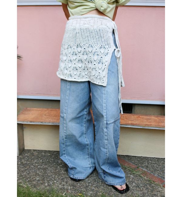 Ungrid「ニットレイヤードスカート」|その他|