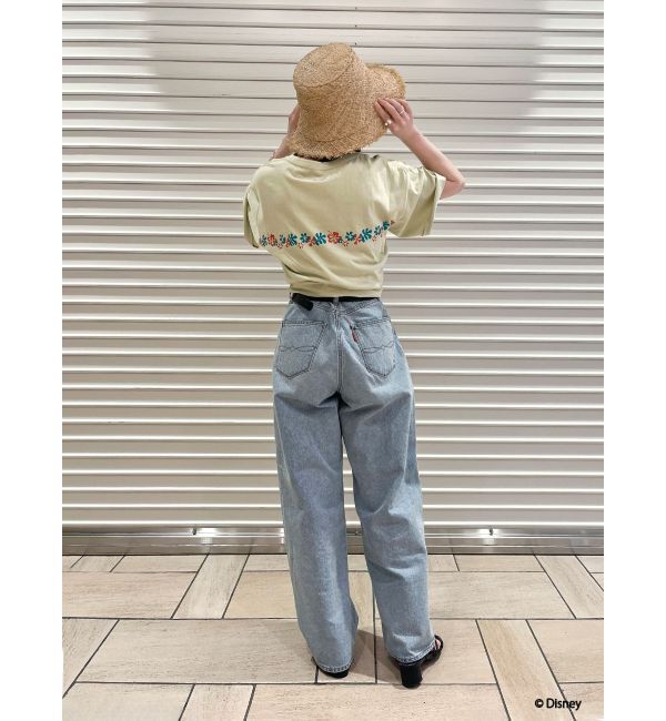 Ungrid「スティッチデザインプリントTee」|Tシャツ・カットソー|